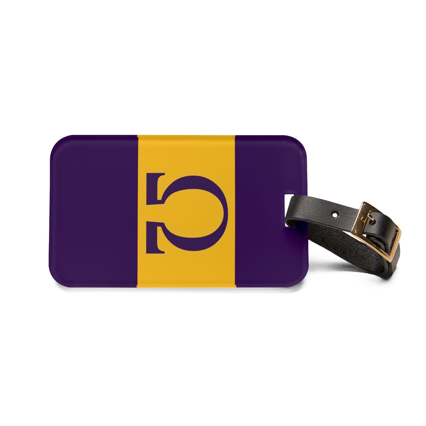 Omega Letter Acrylic Luggage Tag