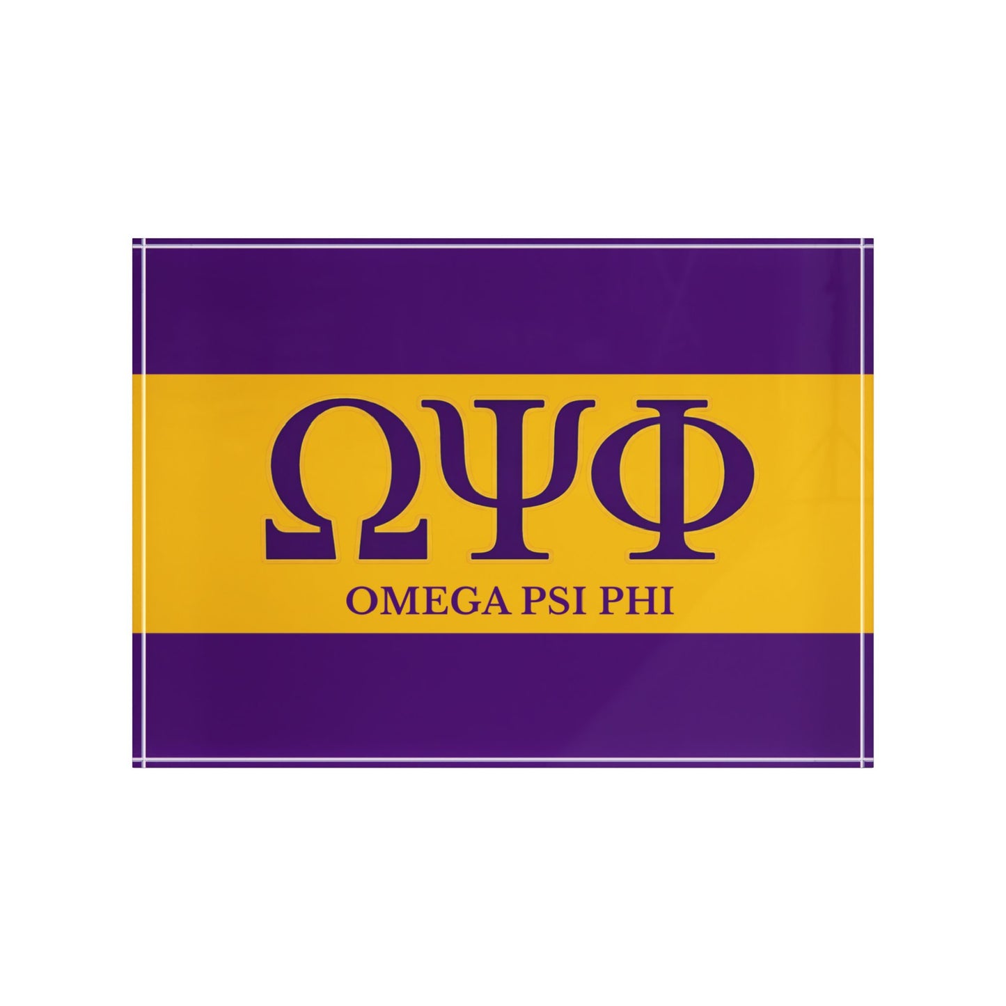 Omega Psi Phi Acrylic Block