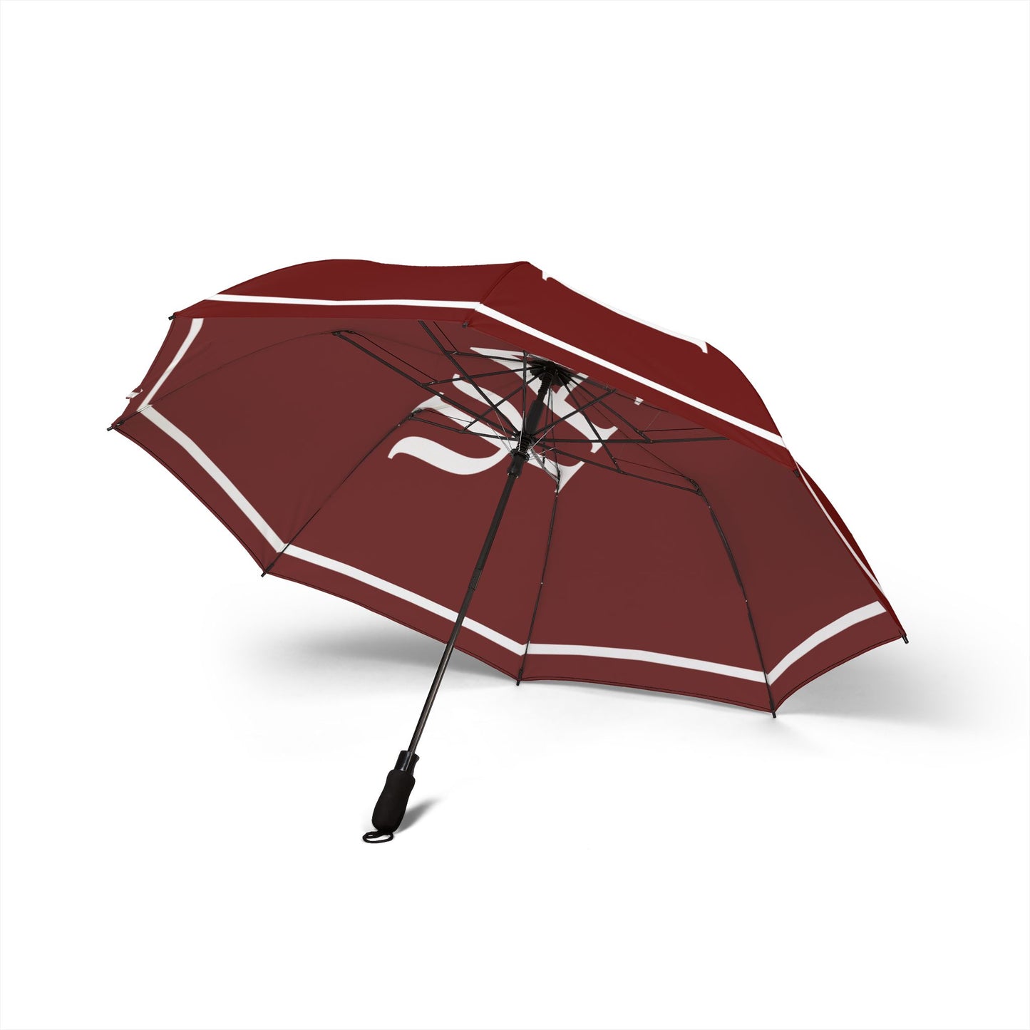 KAPsi Umbrella - Crimson & White