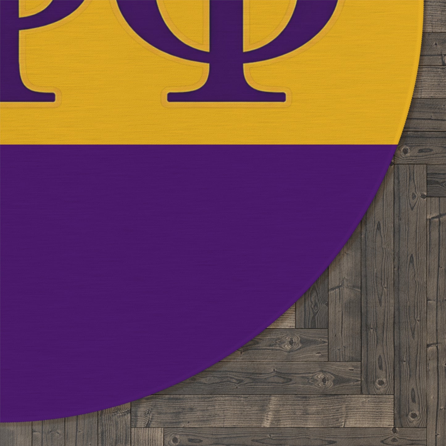 Omega Psi Phi Round Rug