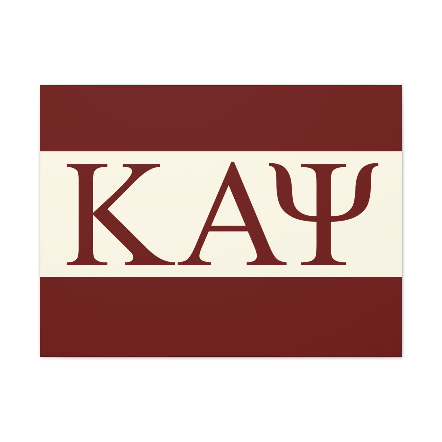Kappa Alpha Psi Horizontal Wall Canvas