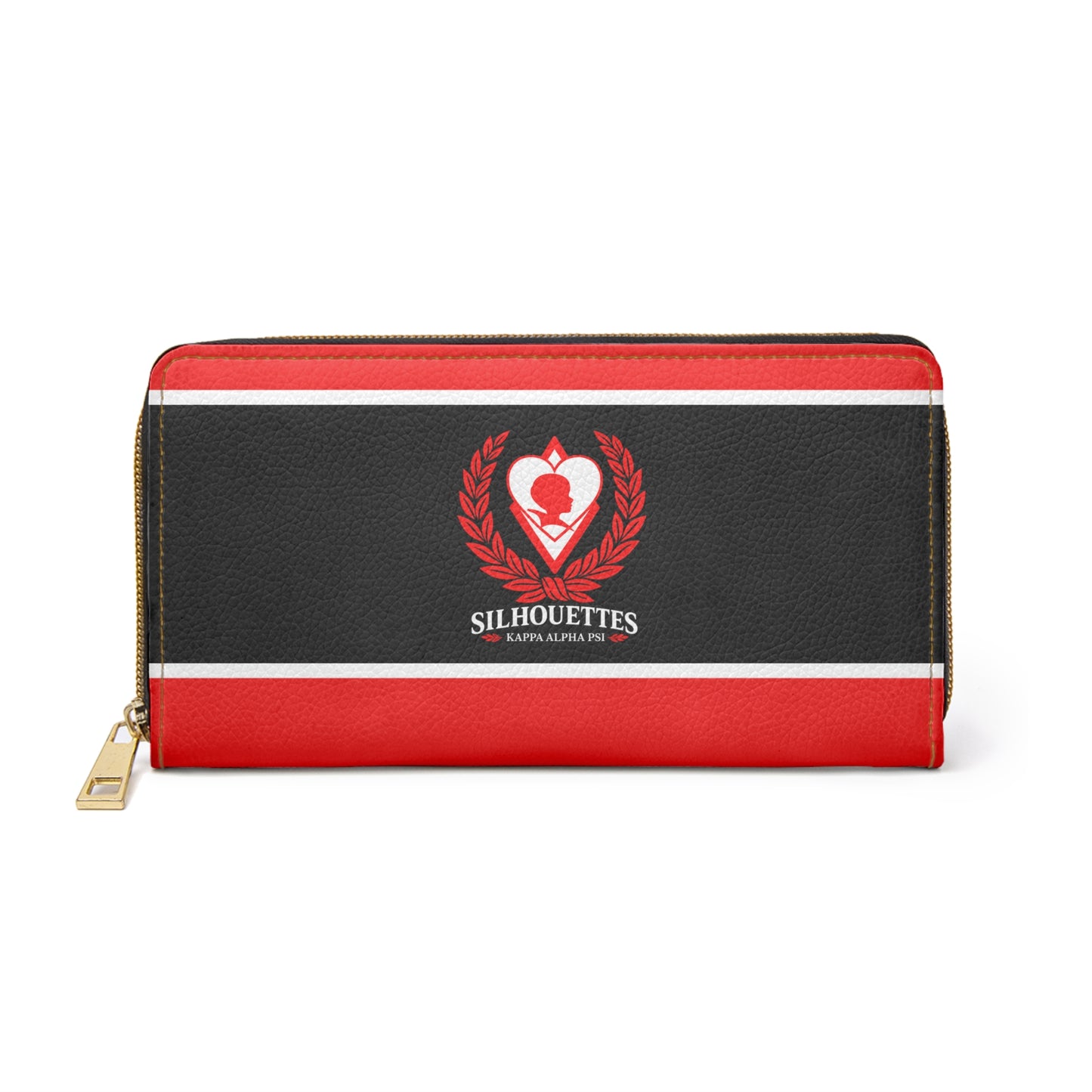 Silhouettes Zipper Wallet