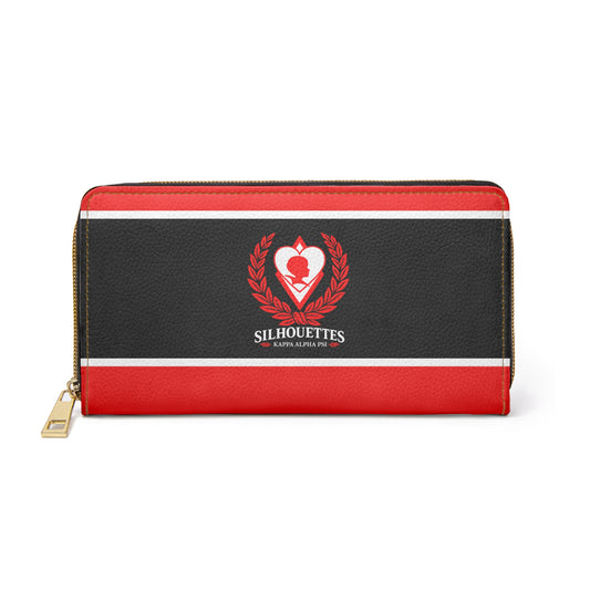 Silhouettes Zipper Wallet