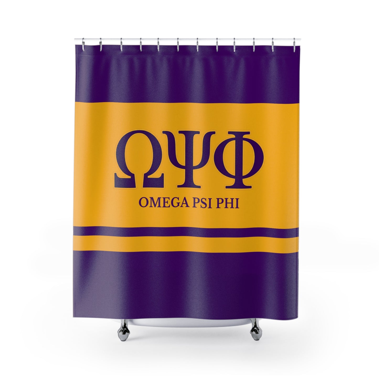 Omega Psi Phi Shower Curtain
