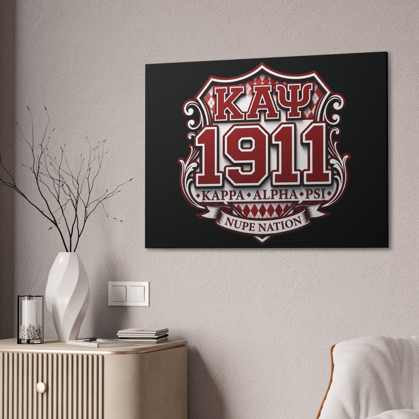 KAPsi 1911 Horizontal Wall Art Canvas