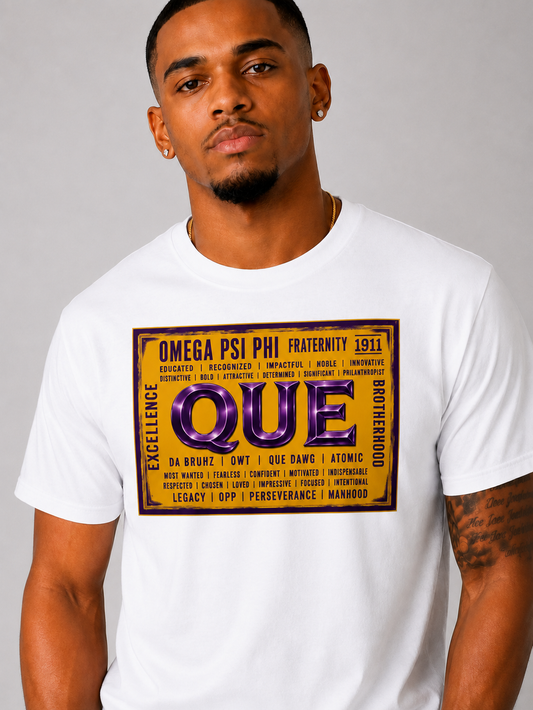 Que Pride White T-shirt