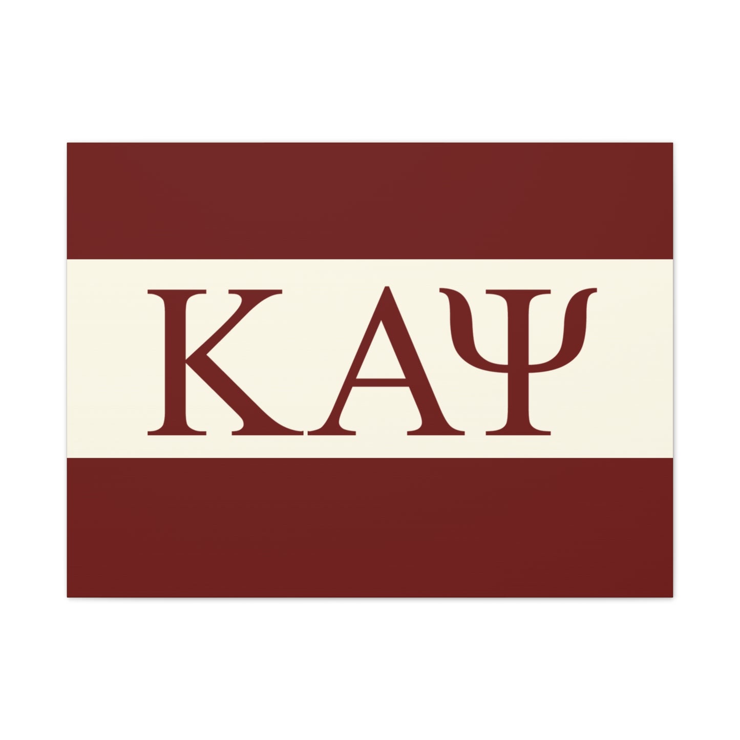 Kappa Alpha Psi Horizontal Wall Canvas