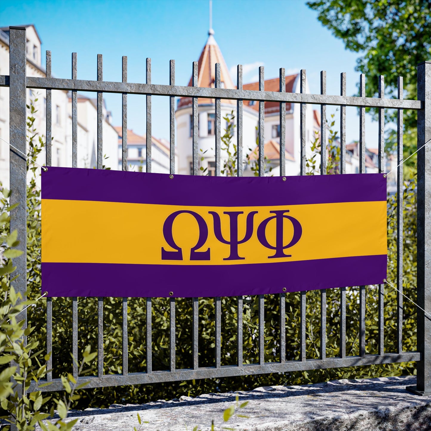 Omega Psi Phi Banner (72"x24")