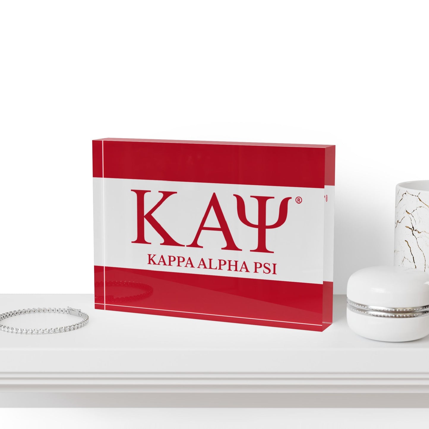 Kappa Alpha Psi Acrylic Block