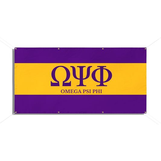 Omega Psi Phi Banner (72"x36")