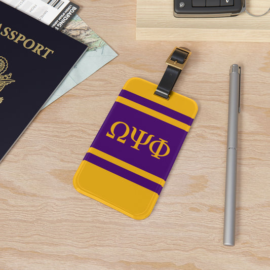 Omega Psi Phi Luggage Tag 2.0