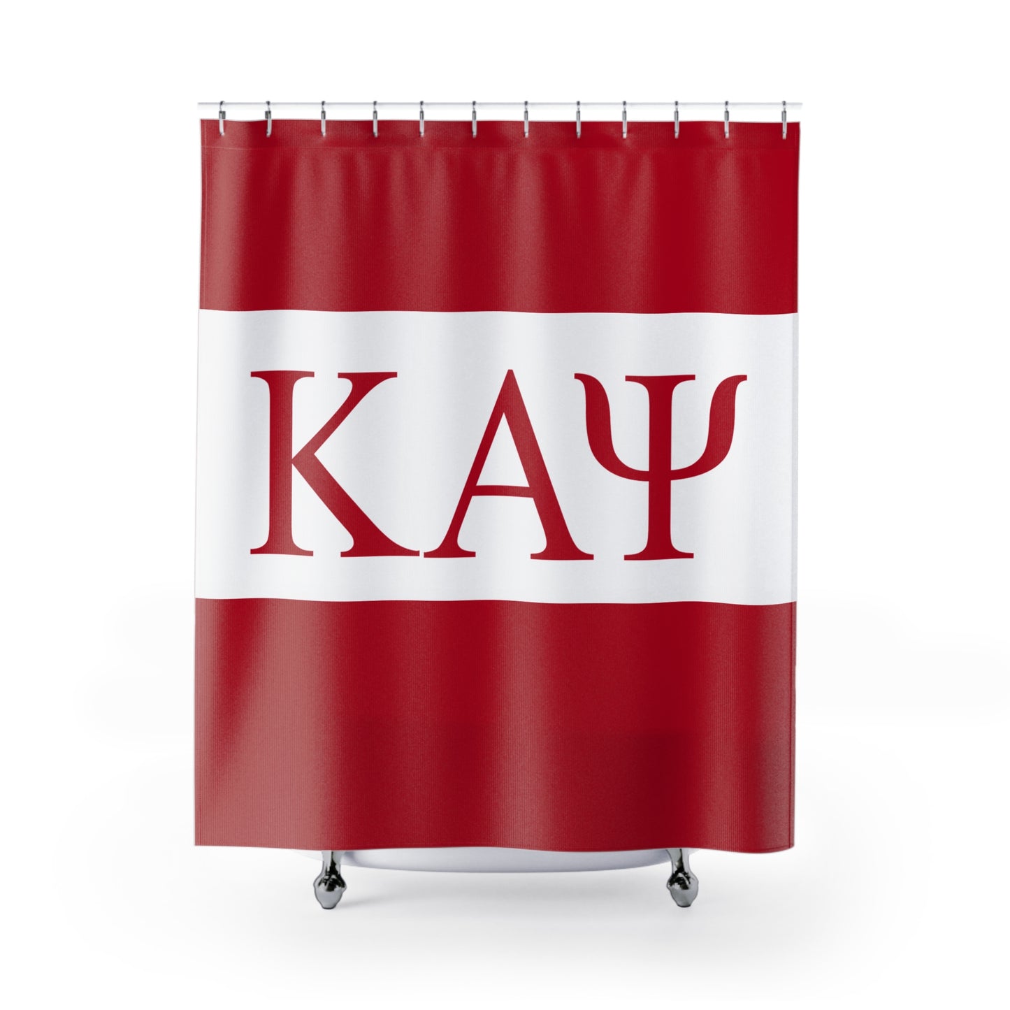 Kappa Alpha Psi Red Shower Curtain