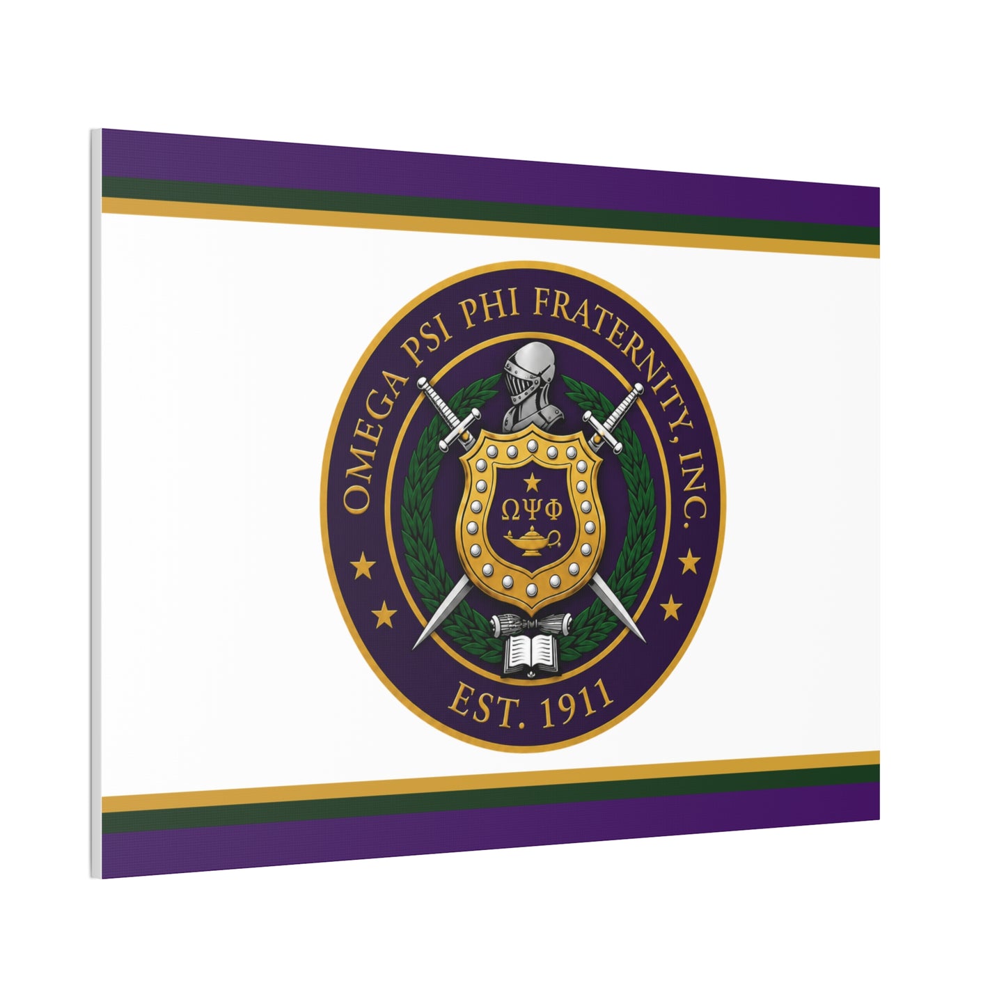 Omega Crest Horizontal Wall Canvas