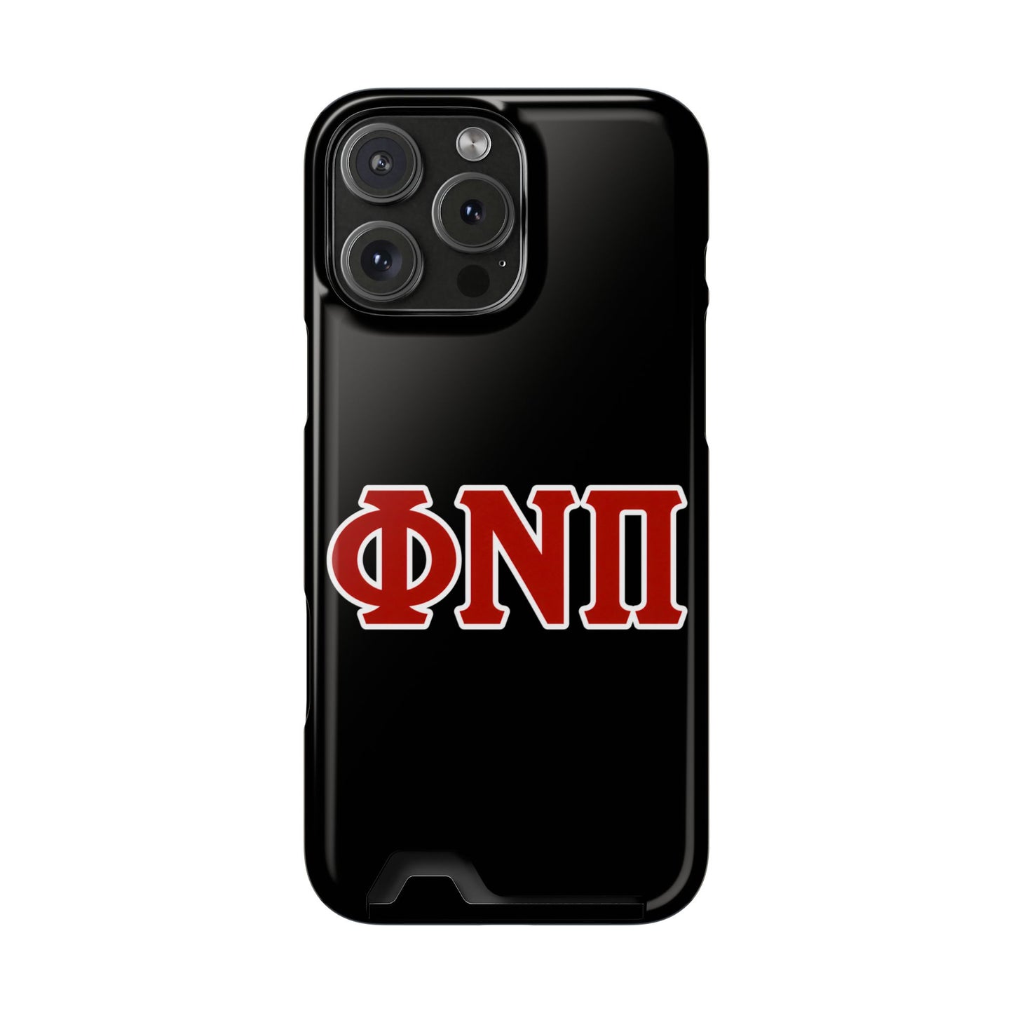 Phi Nu Pi Slim Wallet Phone Card Case