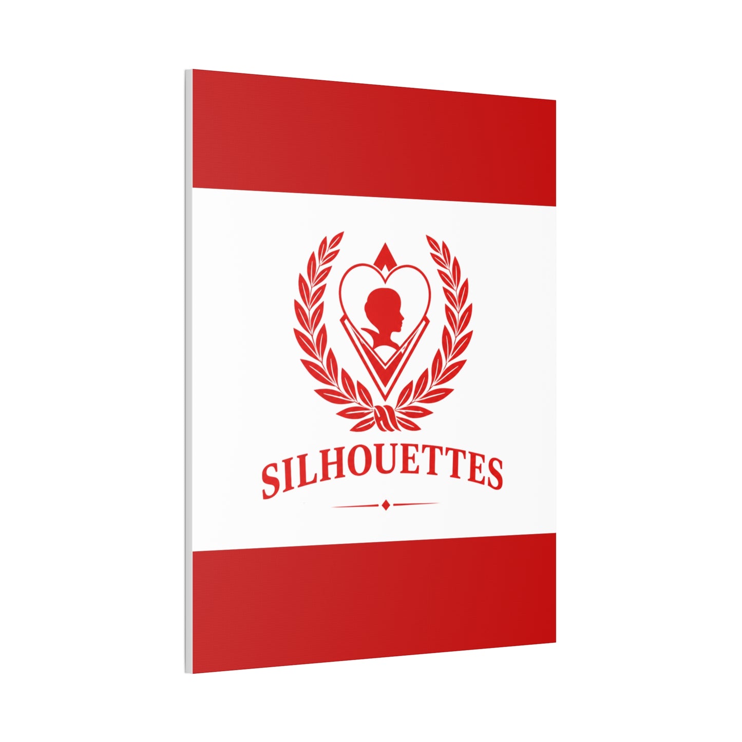 Silhouettes Vertical Wall Canvas