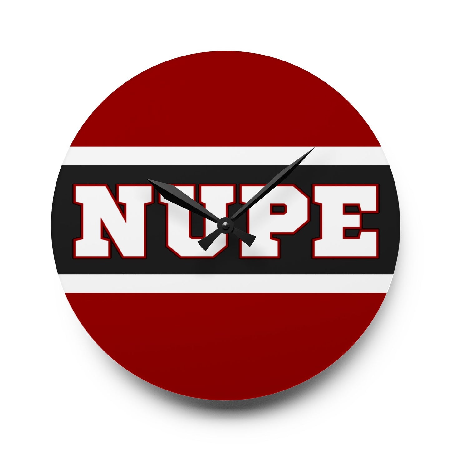 NUPE Round Wall Clock