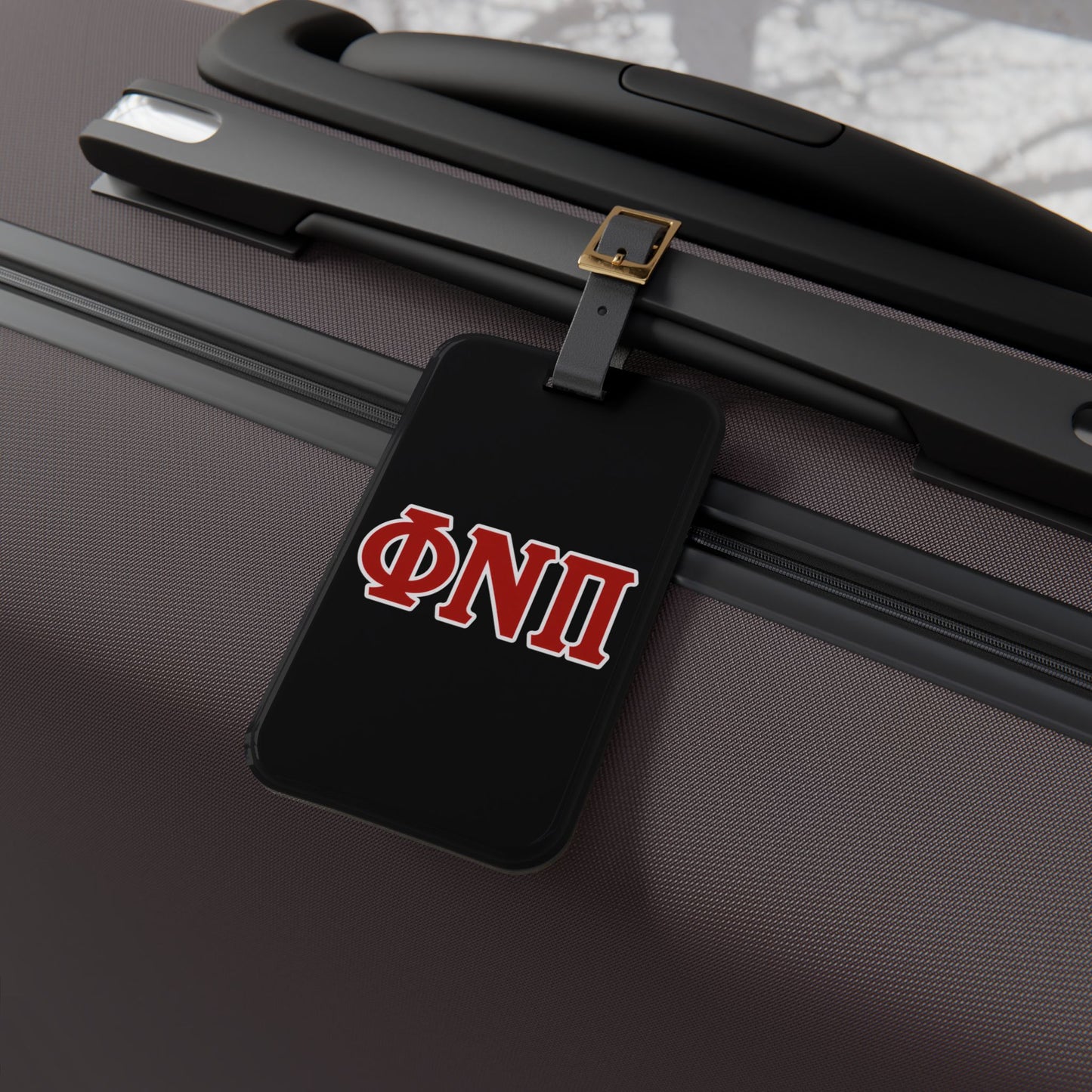 Phi Nu Pi Luggage Tag