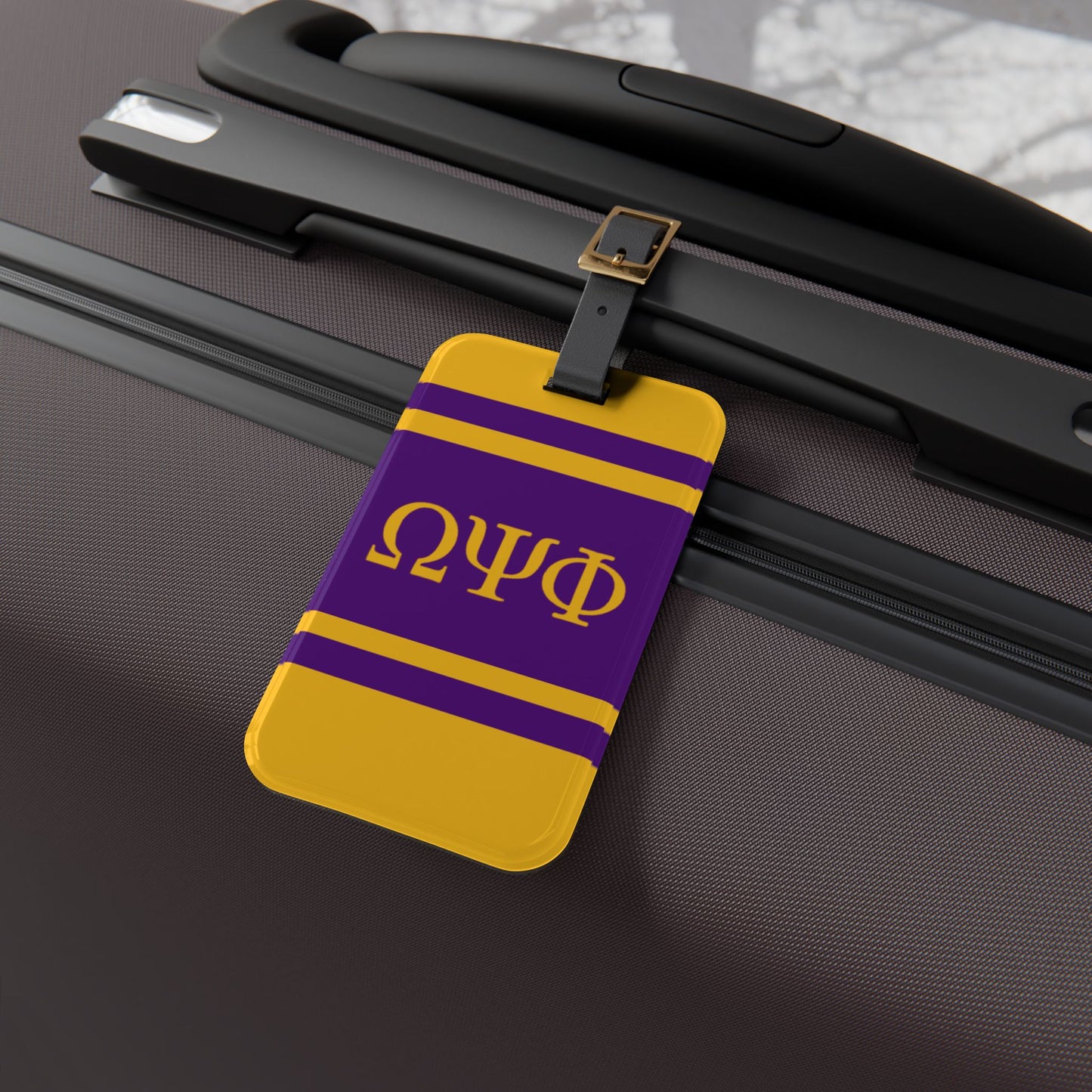 Omega Psi Phi Luggage Tag 2.0