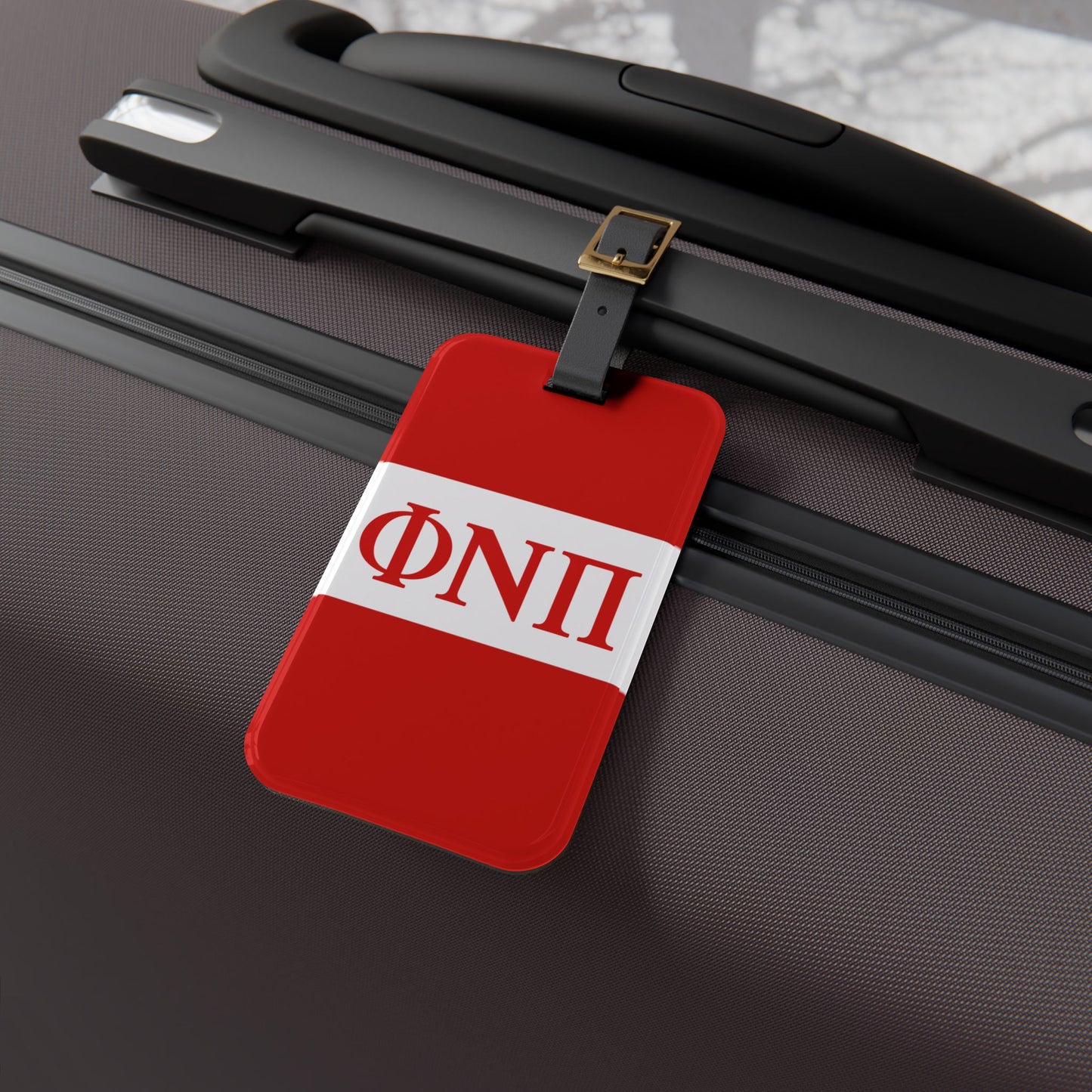 Phi Nu Pi Luggage Tag