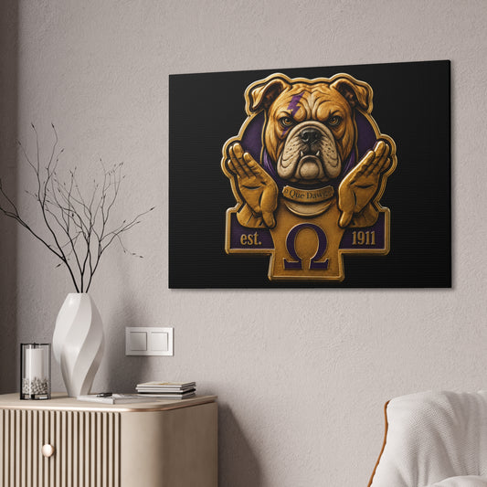 Que Dawg Horizontal Wall Canvas