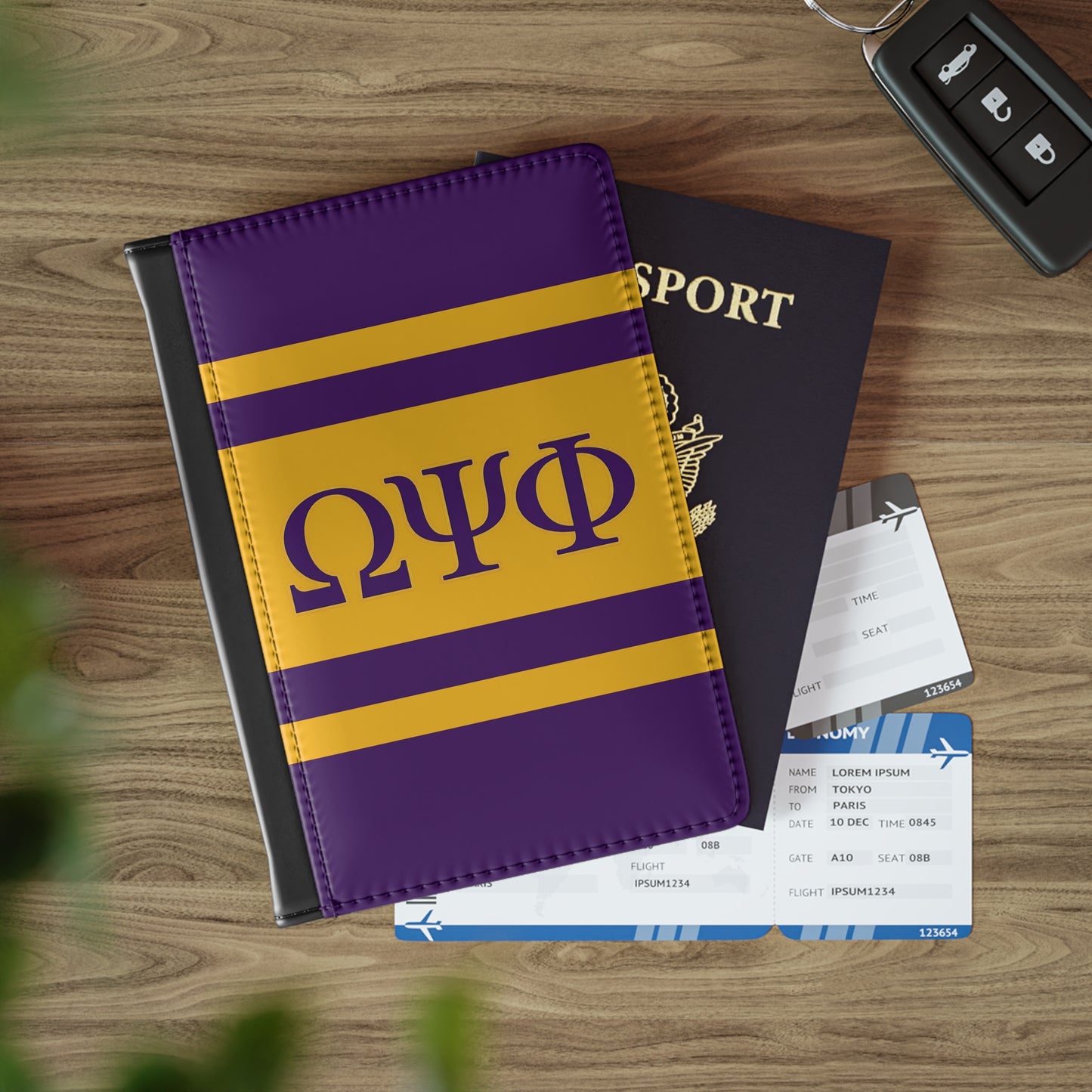 Omega Psi Phi Passport Cover