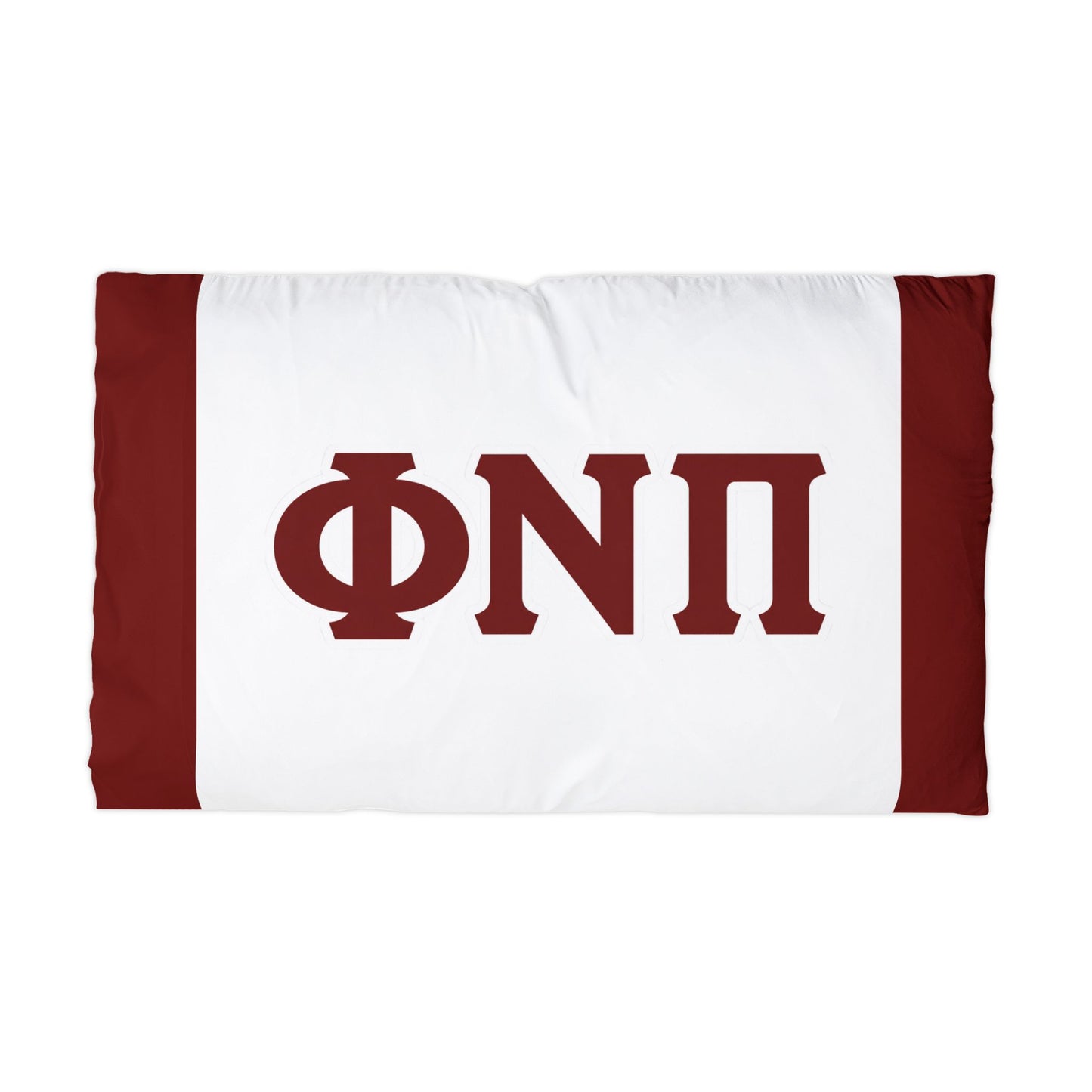 Phi Nu Pi Crimson Pillow Case