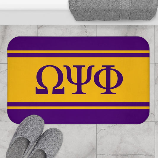 Omega Psi Phi Bath Mat