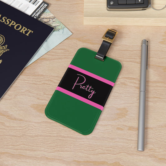 Pretty Lacombe 2.0 Acrylic Luggage Tag