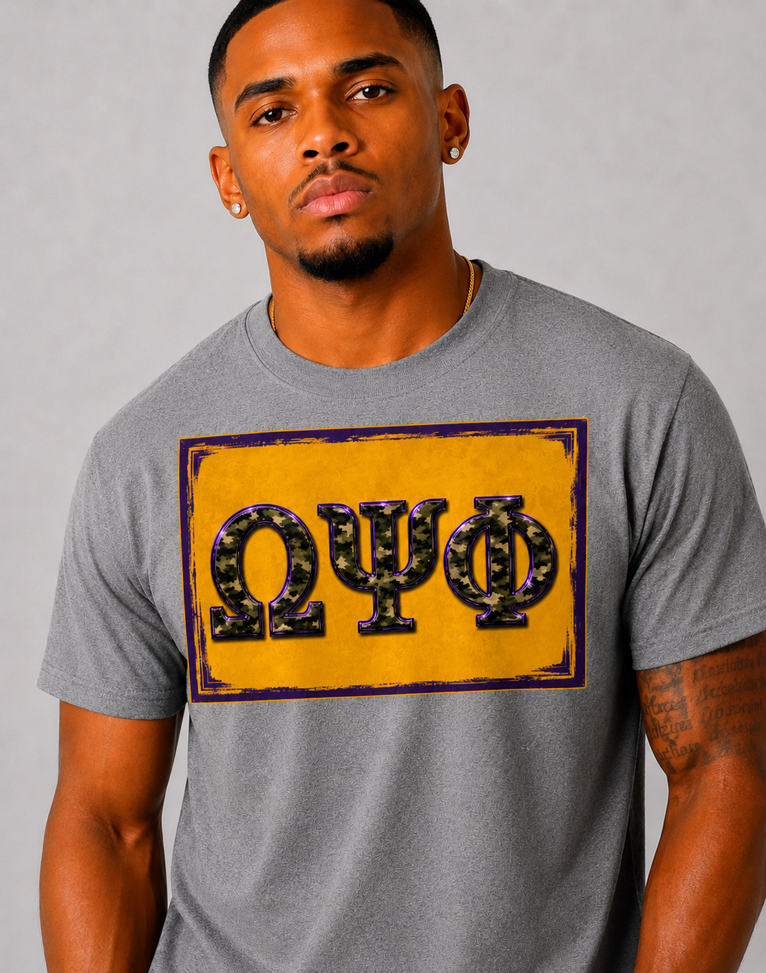 Omega Camo Gray T-shirt