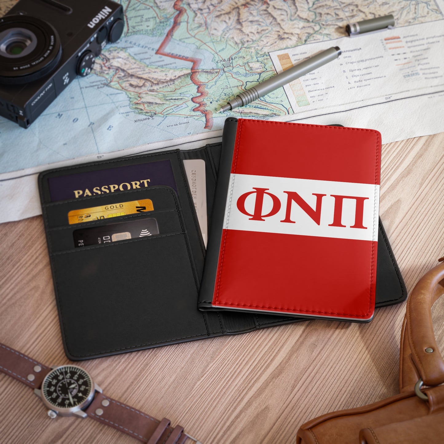 Phi Nu Pi Passport Holder