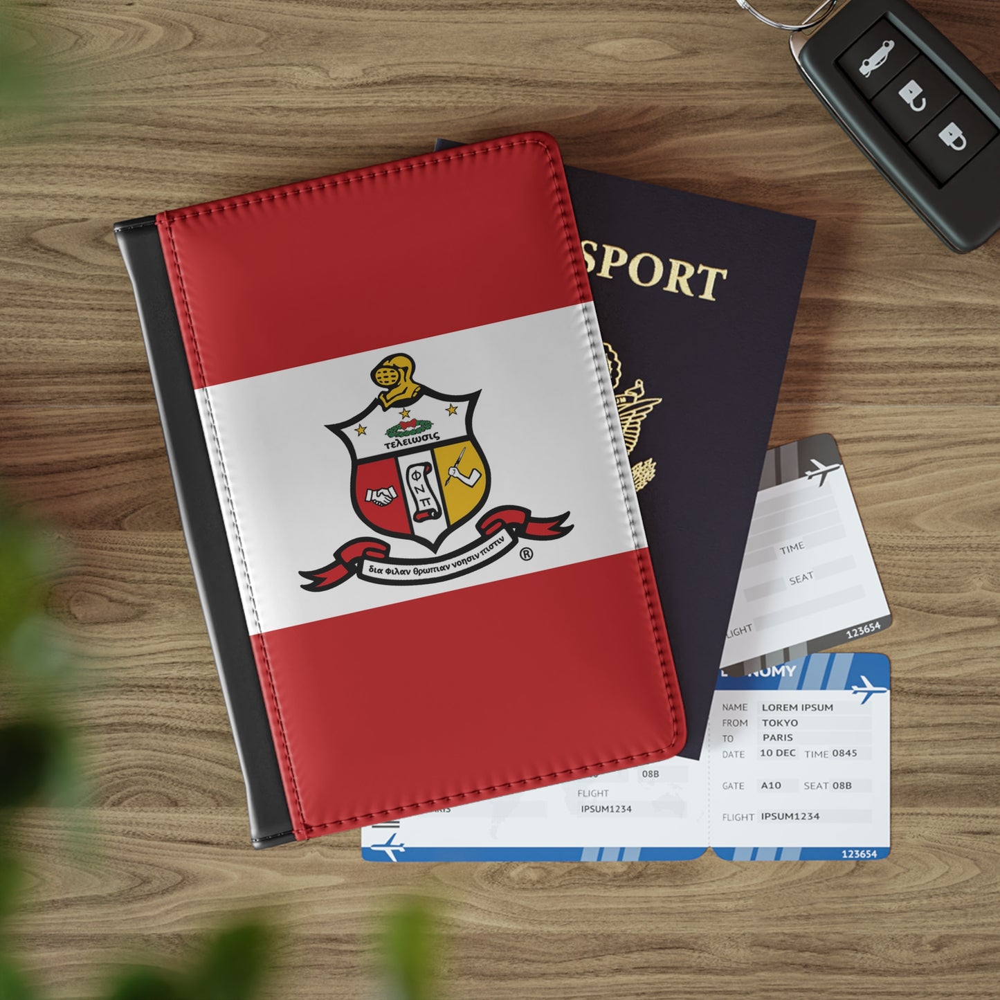 Kappa Coat of Arms Passport Cover