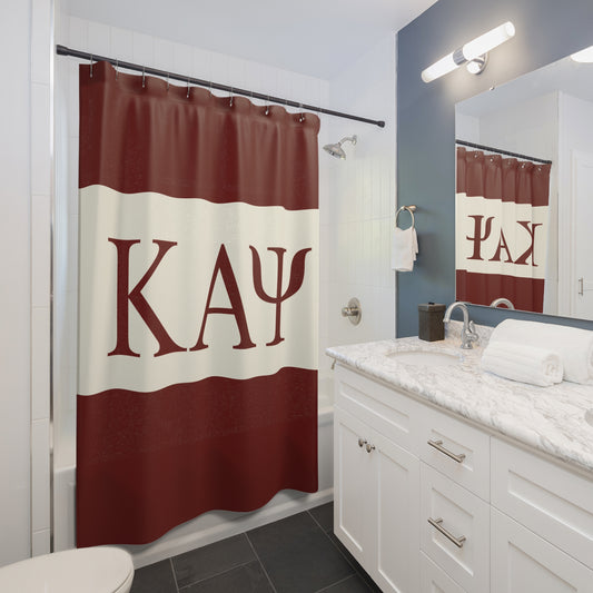 Kappa Alpha Psi Shower Curtain