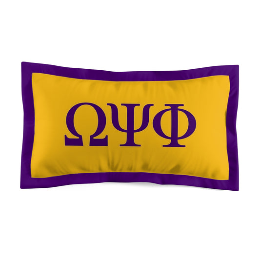 Omega Psi Phi King Pillow Sham