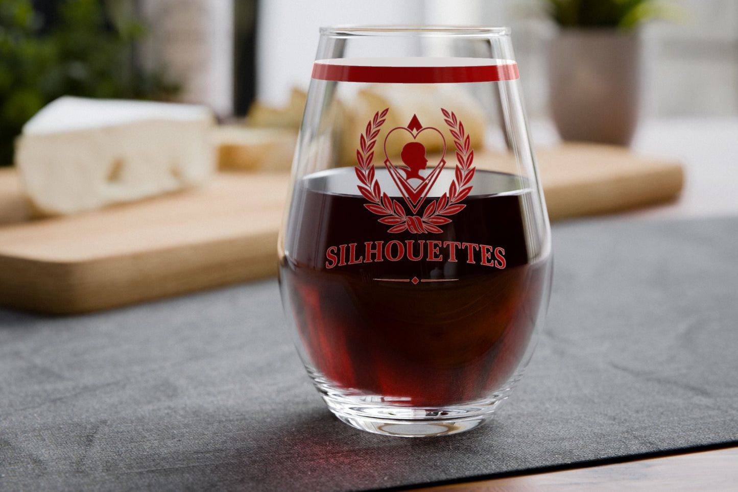 Kappa Silhouettes Stemless Glass