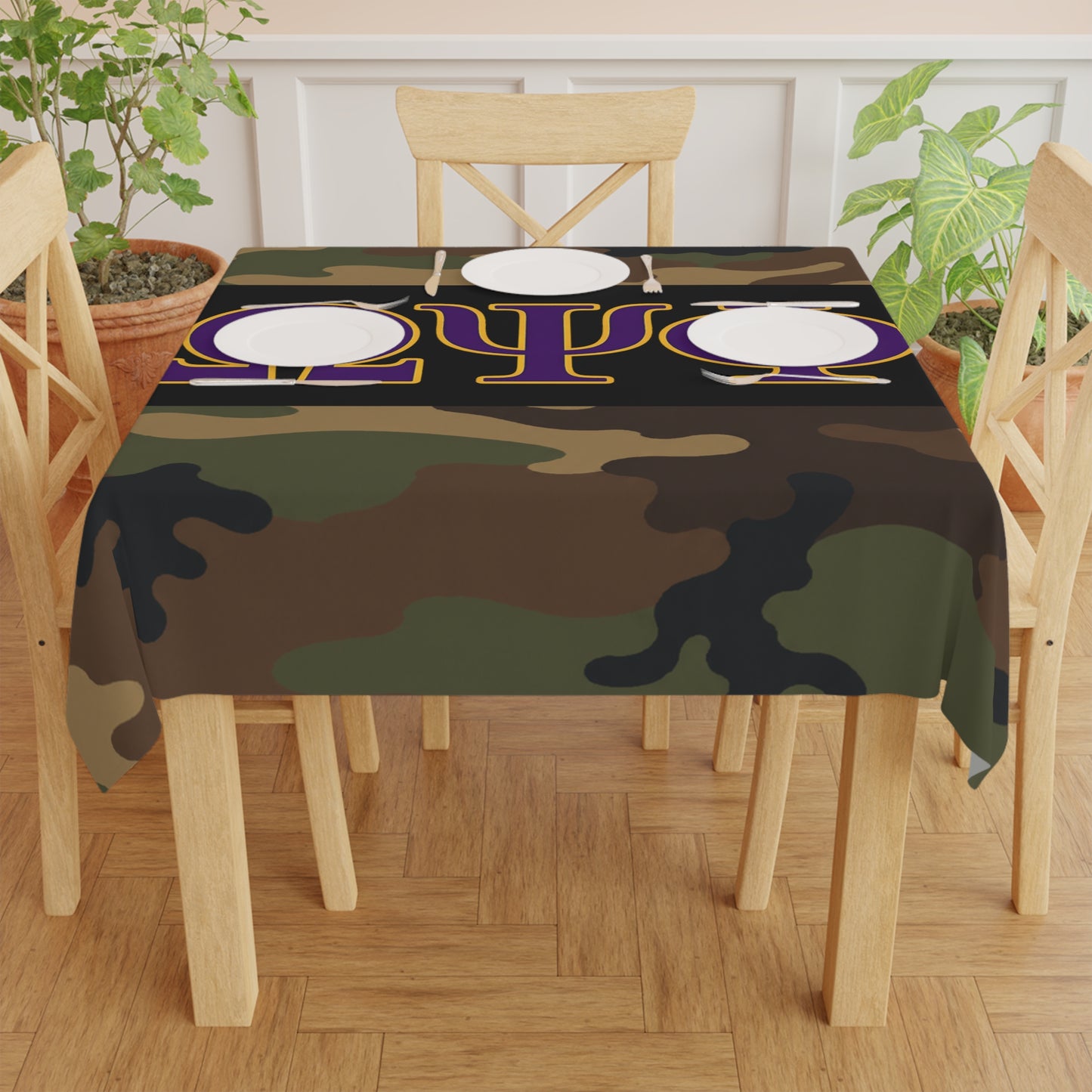 Omega Camo Tablecloth
