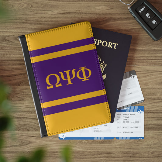 Omega Psi Phi Passport Cover