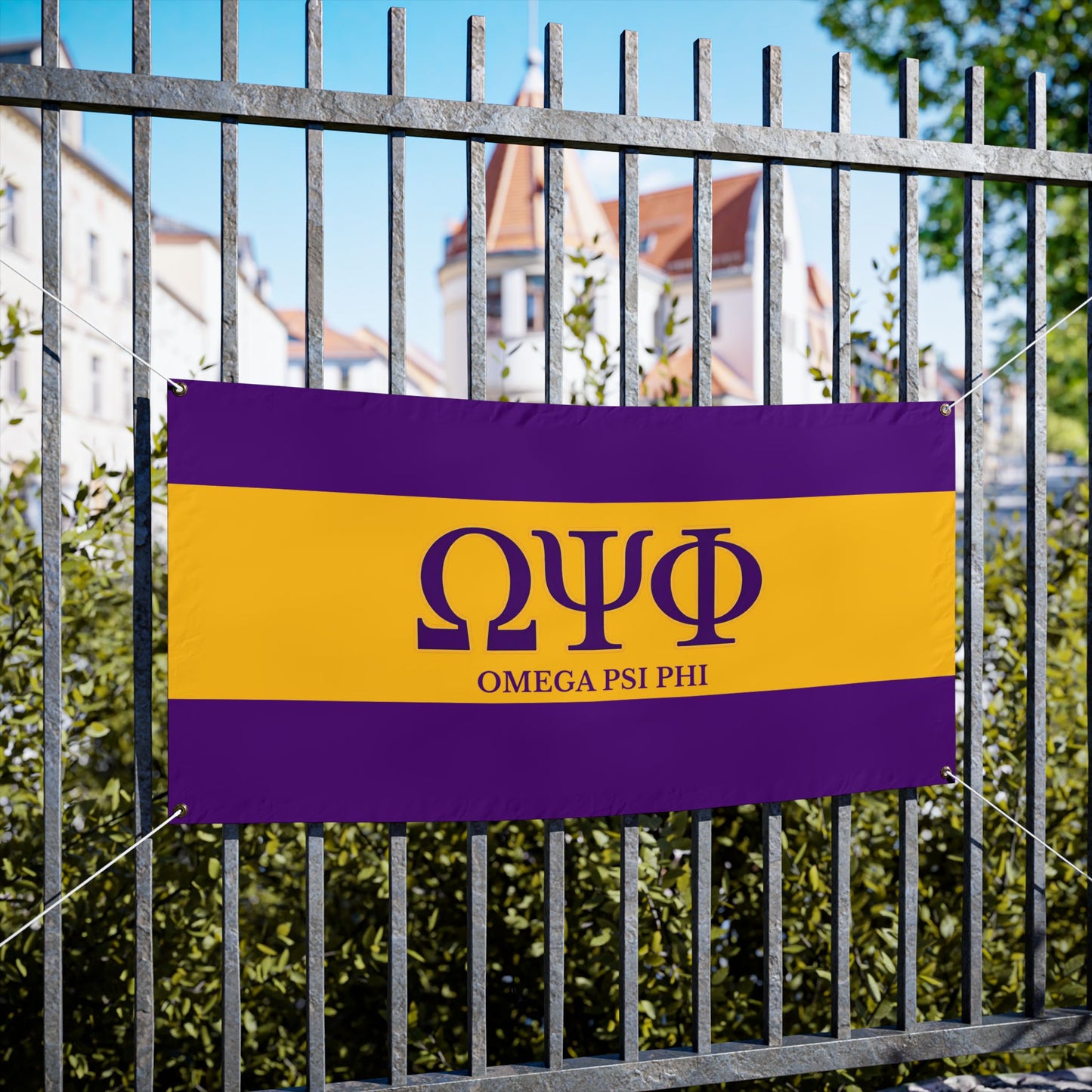 Omega Psi Phi Banner (48"x24")