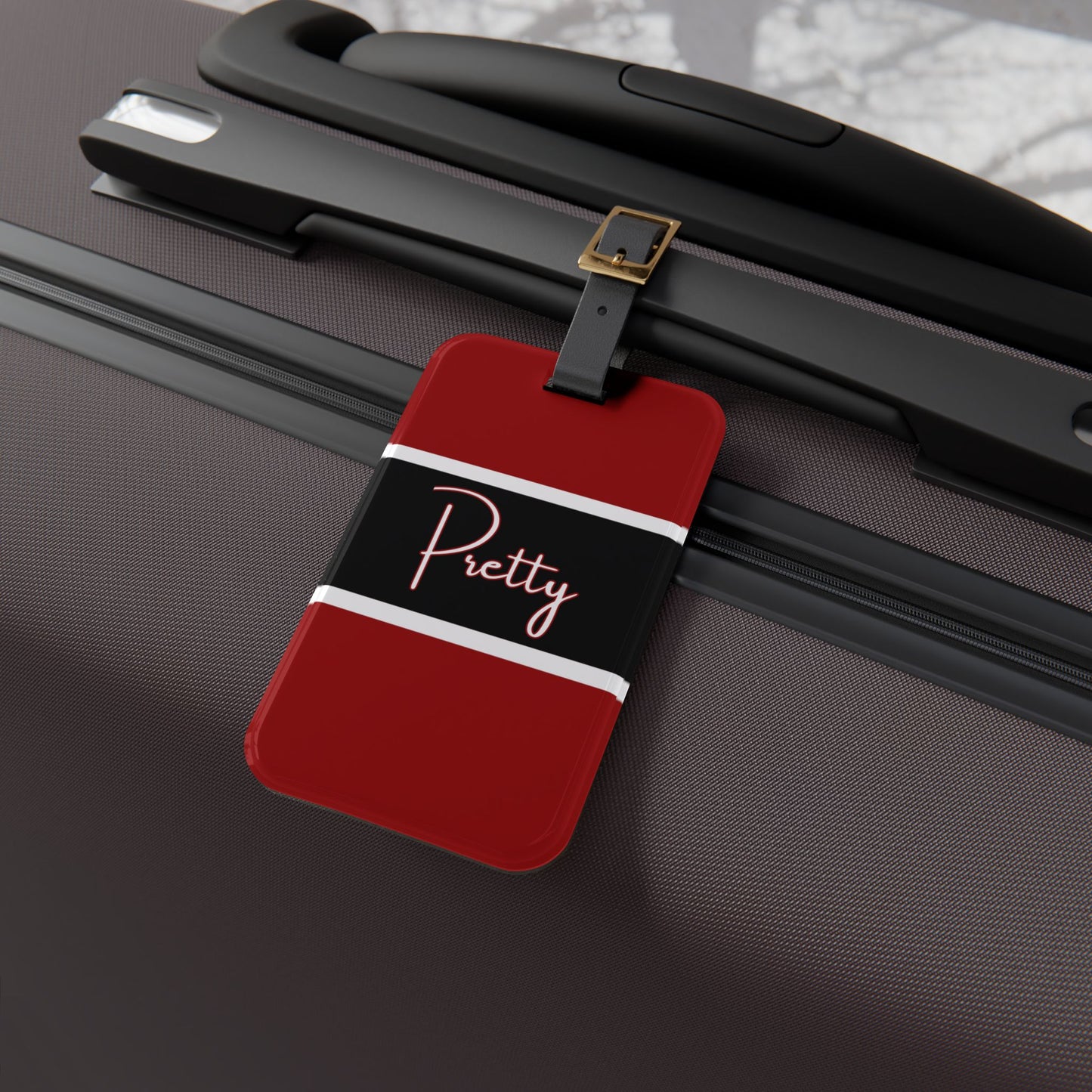 Pretty Piety Luggage Tag