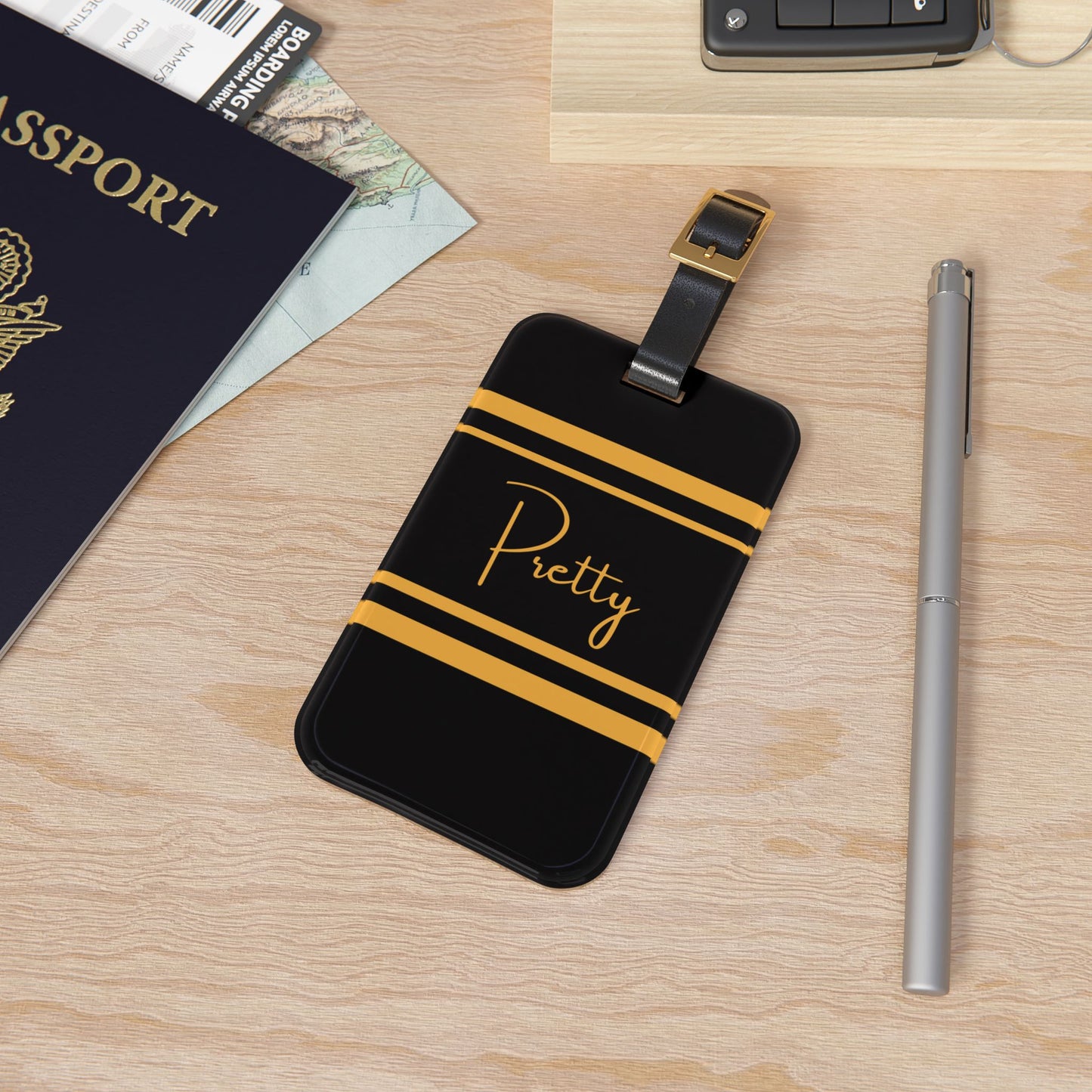 Pretty Chartres Luggage Tag