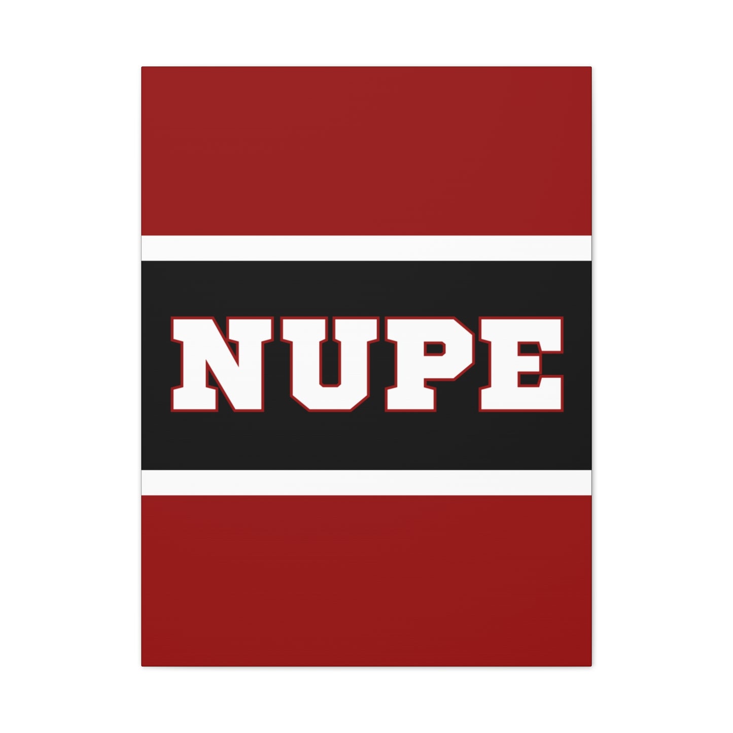 NUPE Vertical Wall Canvas