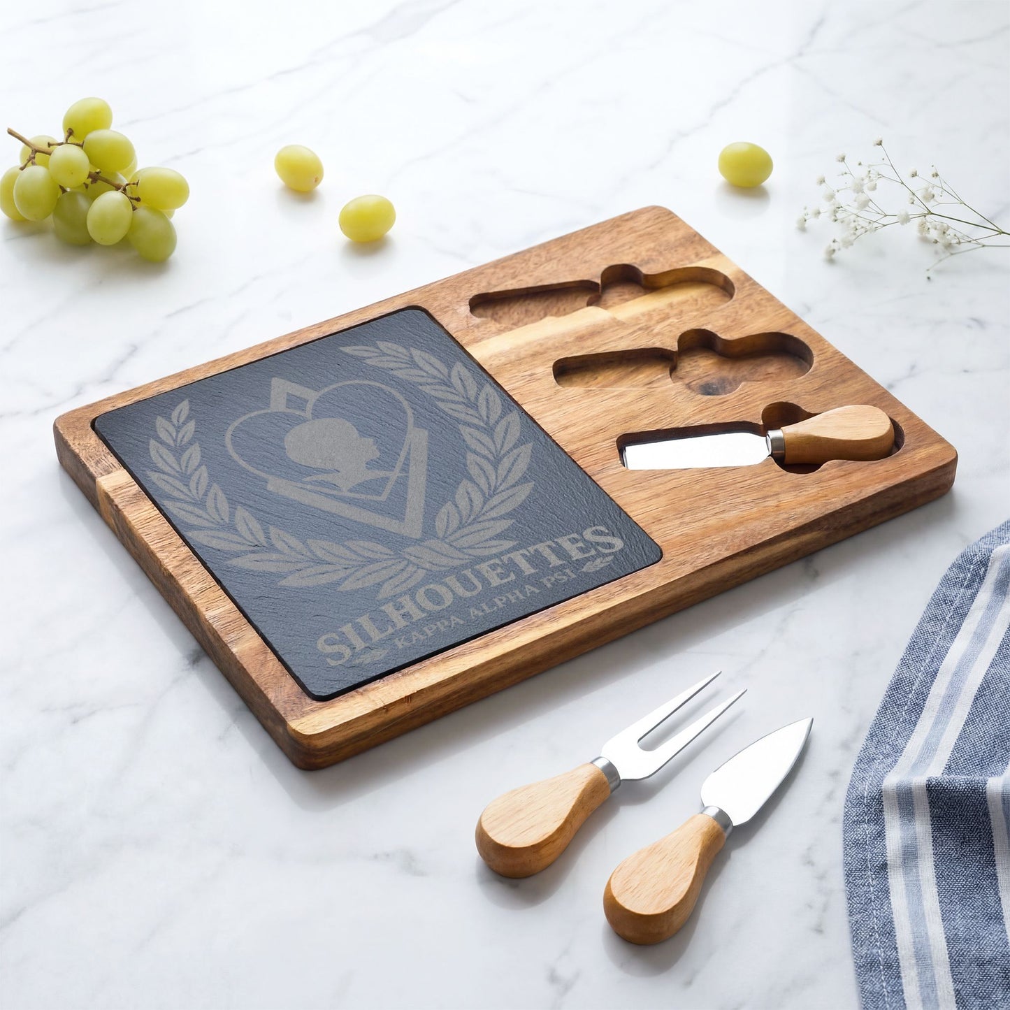 Kappa Silhouettes Charcuterie Board