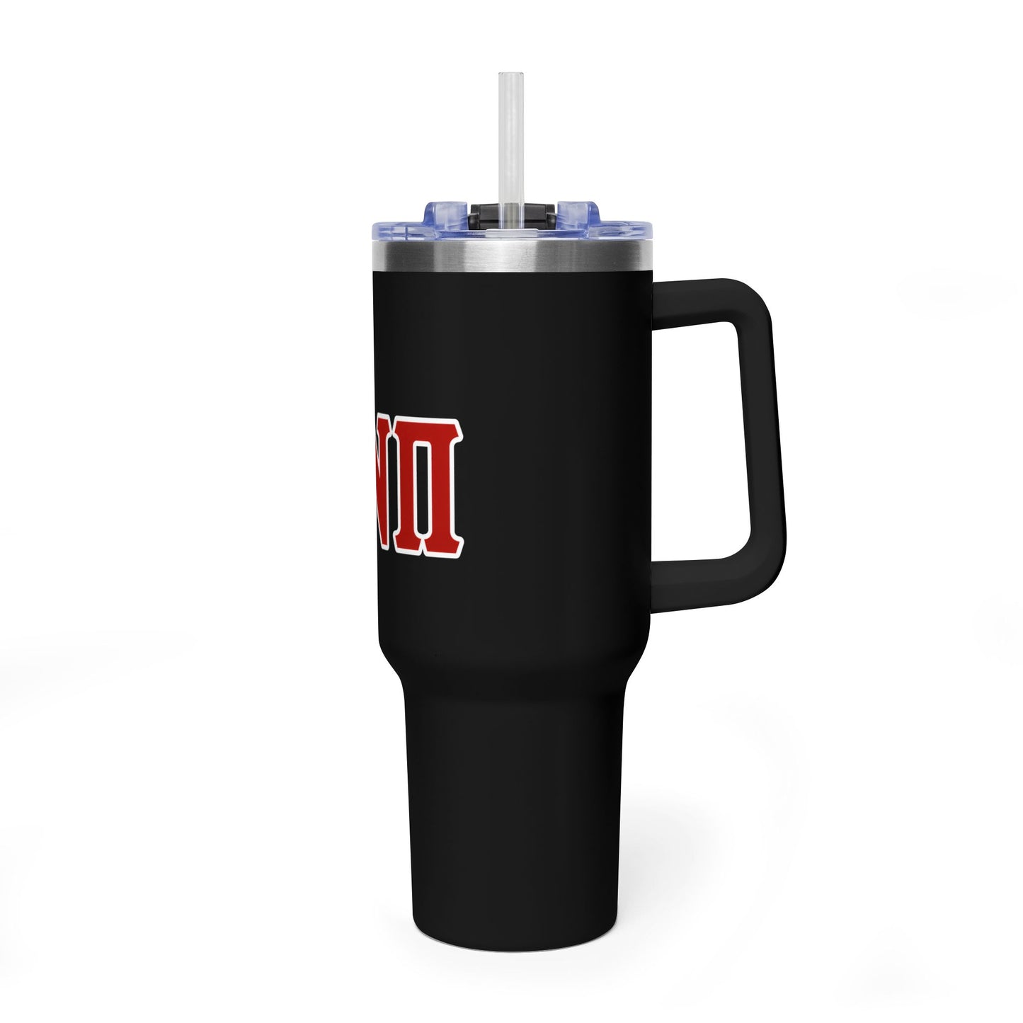 Phi Nu Pi Black Insulated Vacuum Tumbler