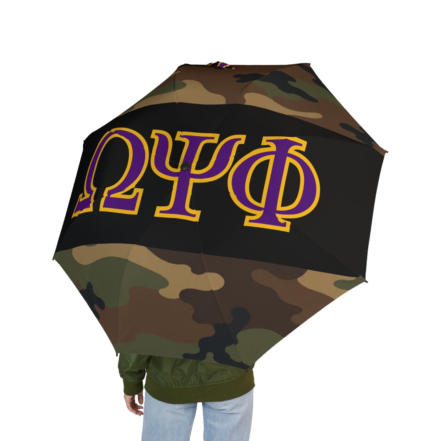 Omega Psi Phi Camo Umbrella