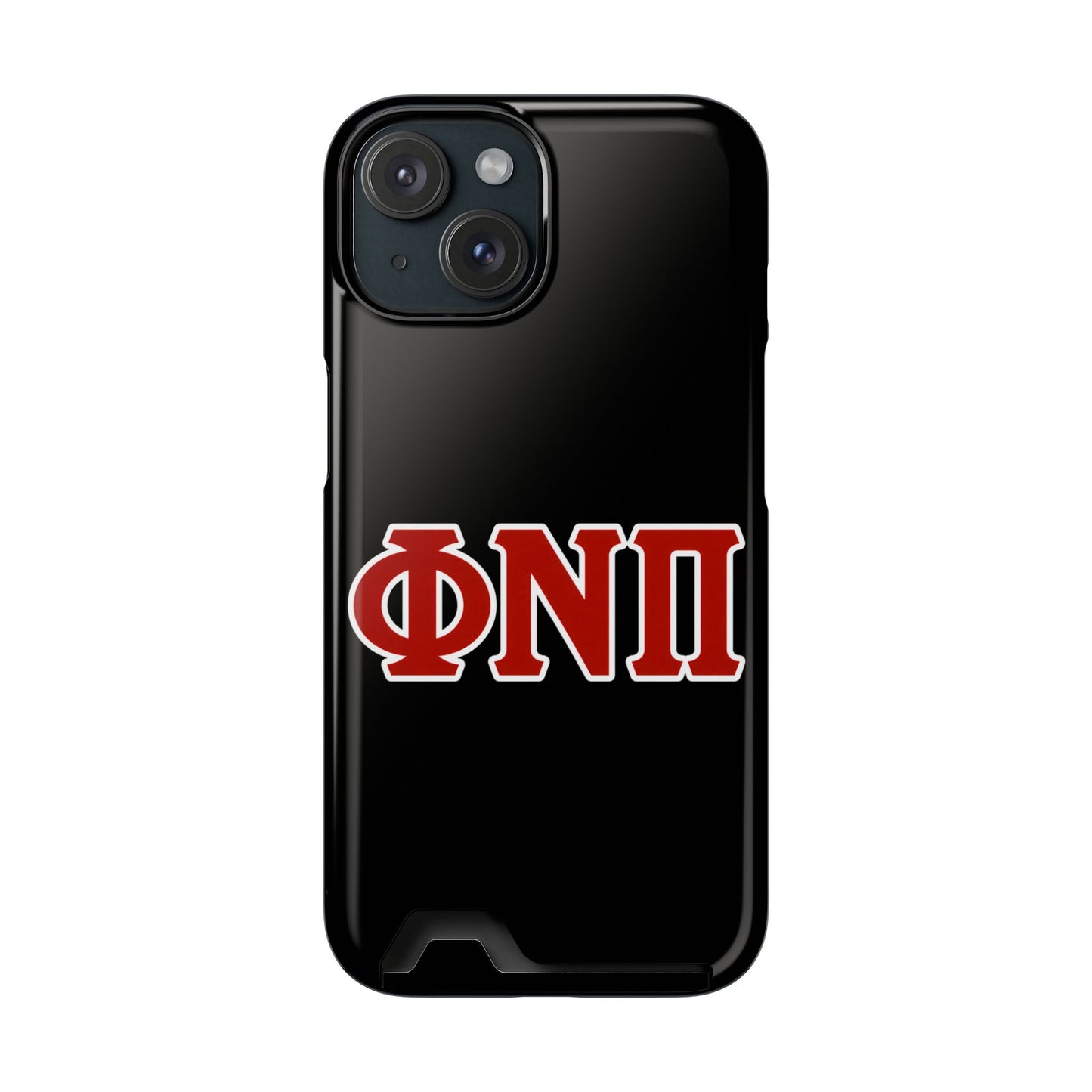Phi Nu Pi Slim Wallet Phone Card Case