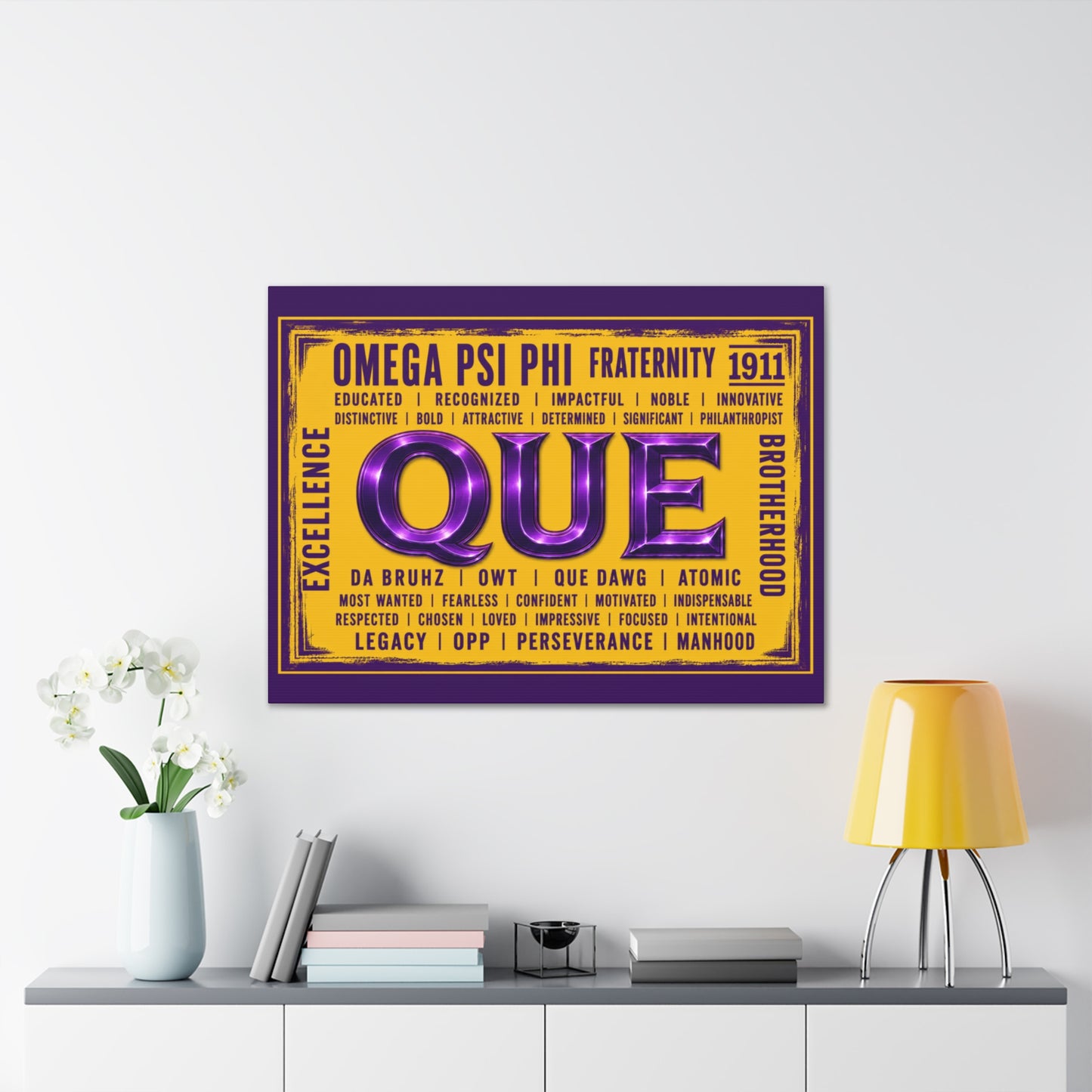 Que Pride Horizontal Wall Canvas