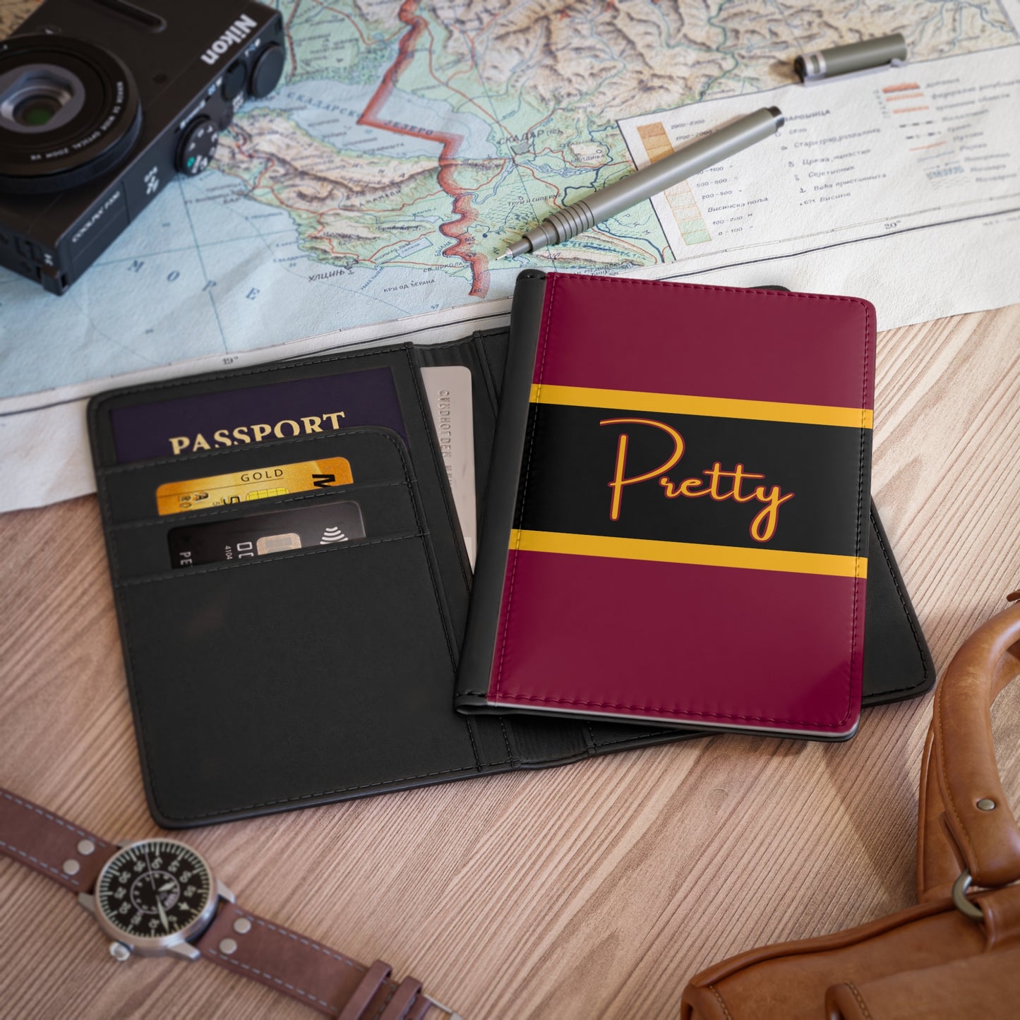 Pretty Warfield Passport Cover