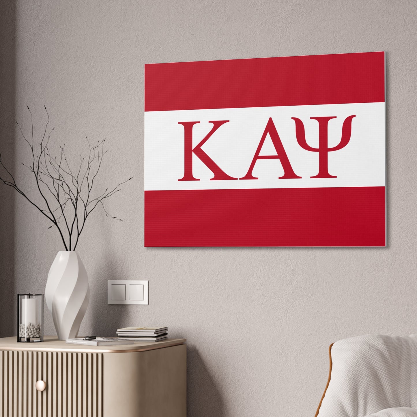 Kappa Alpha Psi Horizontal  Wall Canvas 2.0