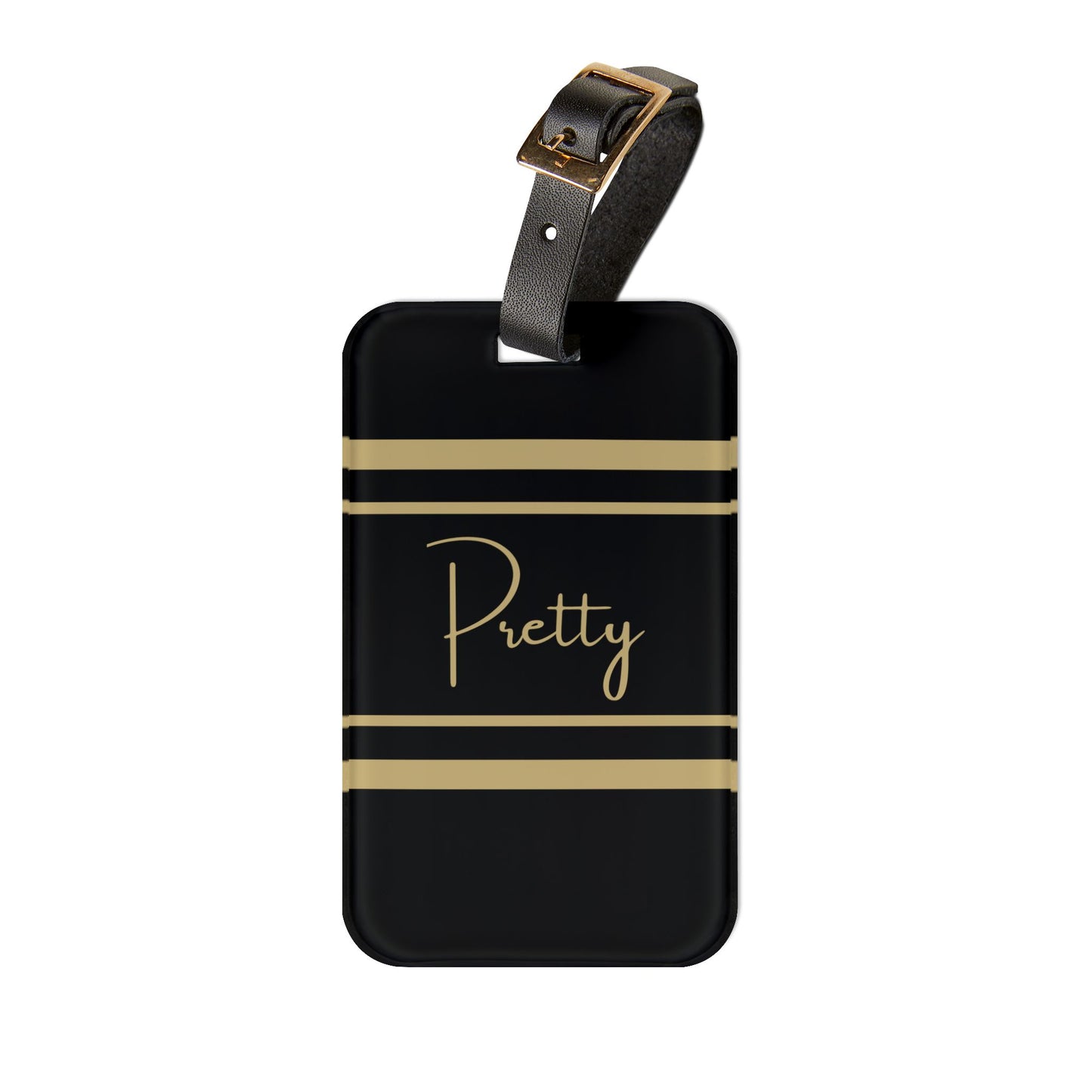 Pretty Charbonnet Luggage Tag