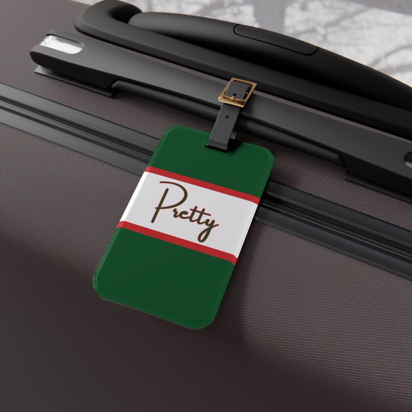 Pretty Domain Luggage Tag