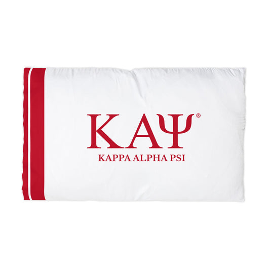 Kappa Alpha Psi Pillow Case — Red & White